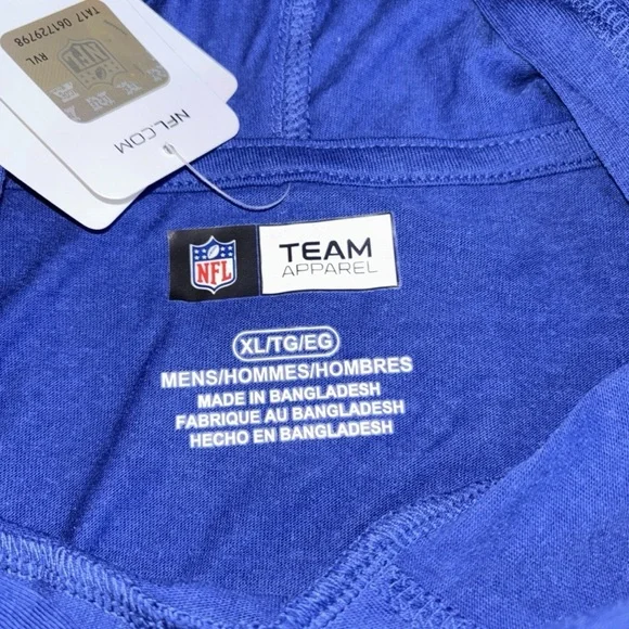 Blue NY Graphic Hoodie T-Shirt - Picture 9 of 10